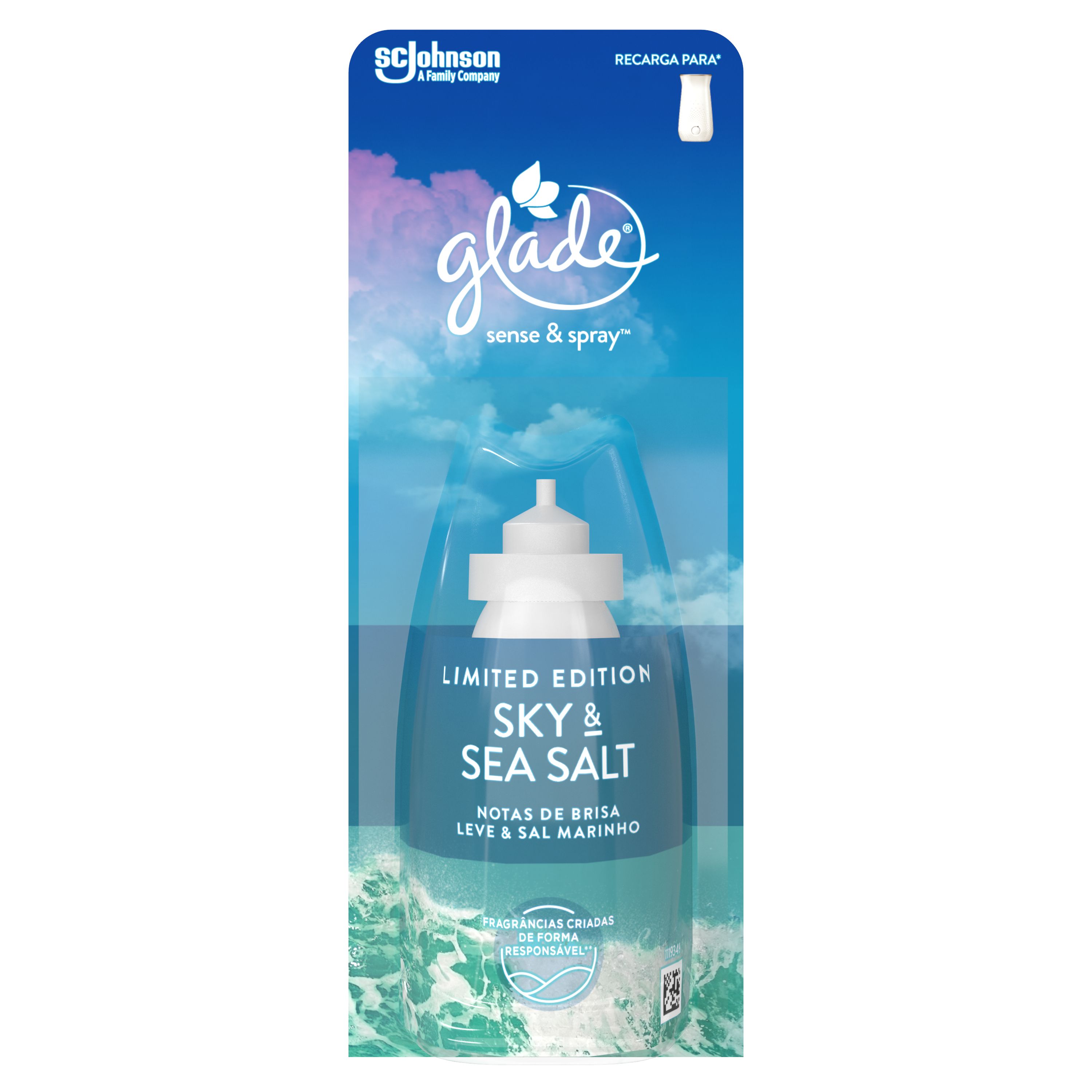Glade® Sense & Spray™ Sky & Sea Salt