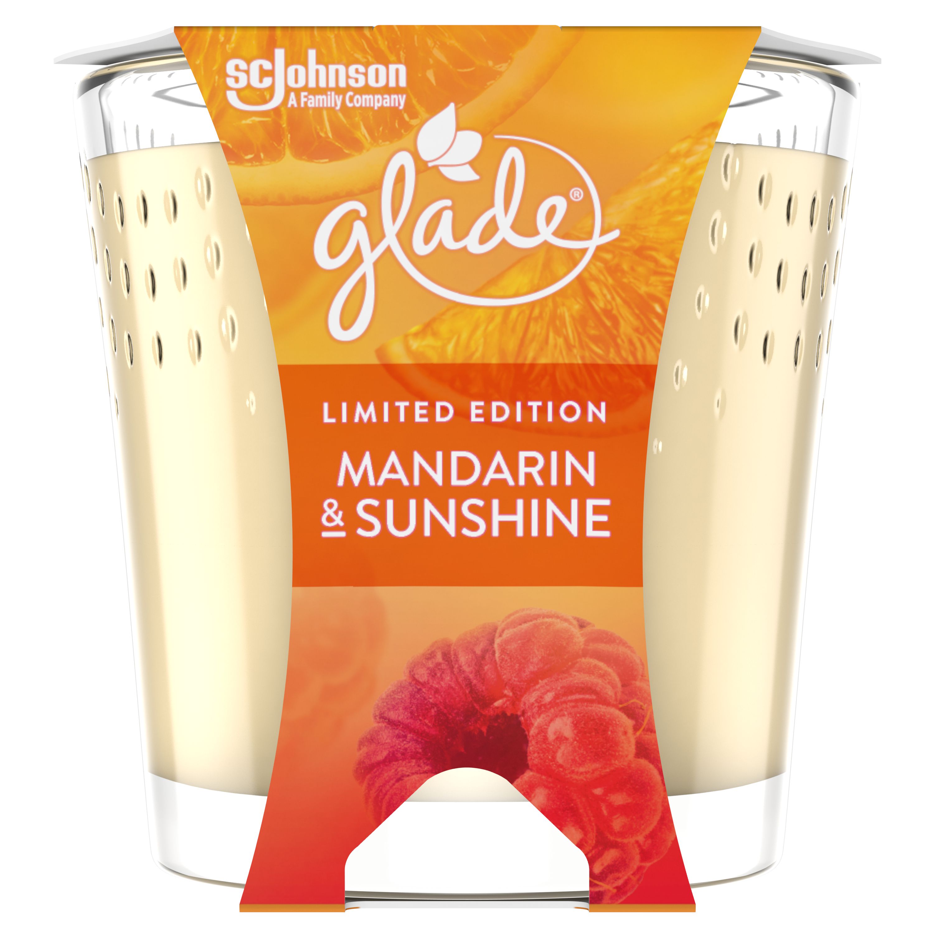 Glade® Candela Profumata Mandarin & Sunshine
