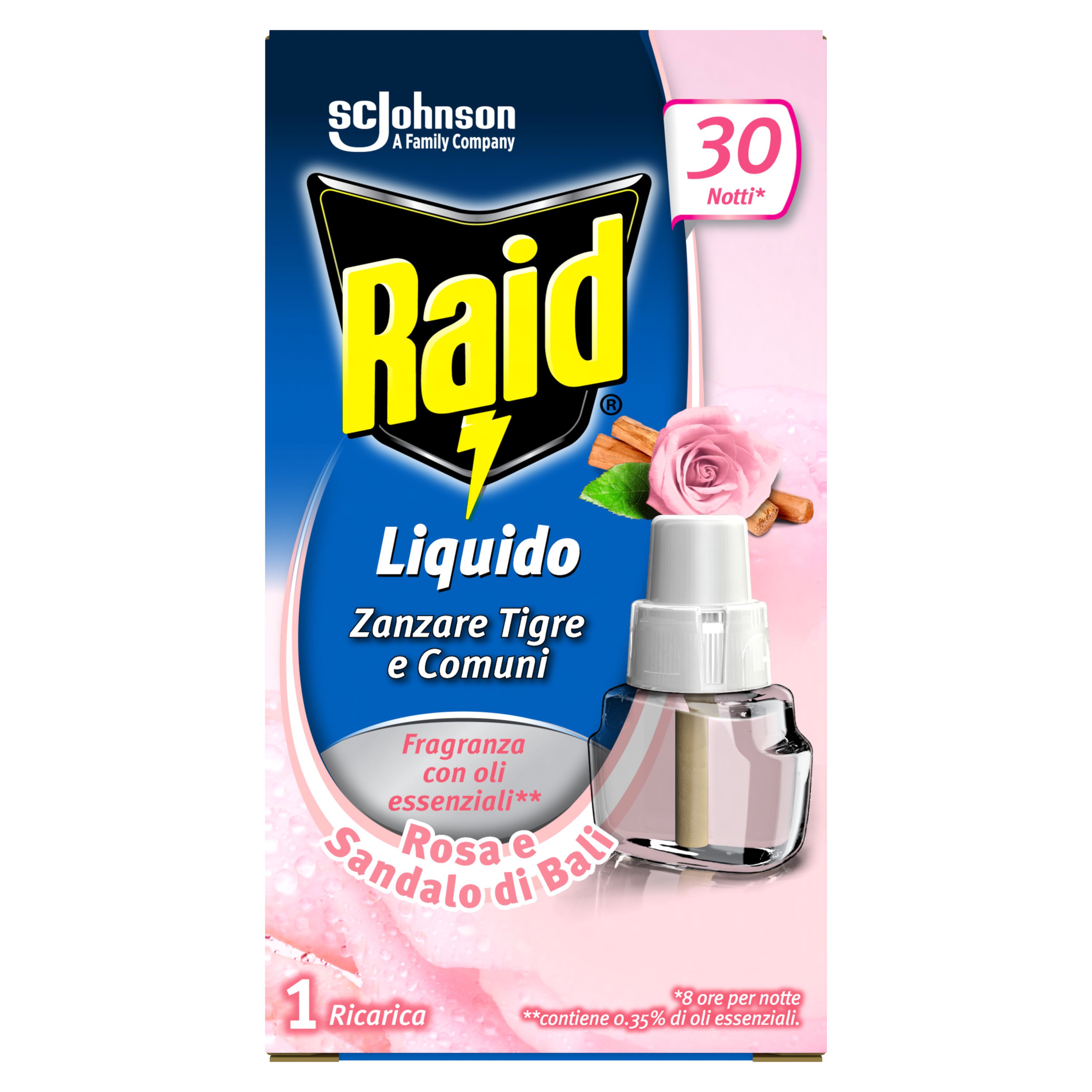 Raid® Liquido Rosa e Sandalo di Bali