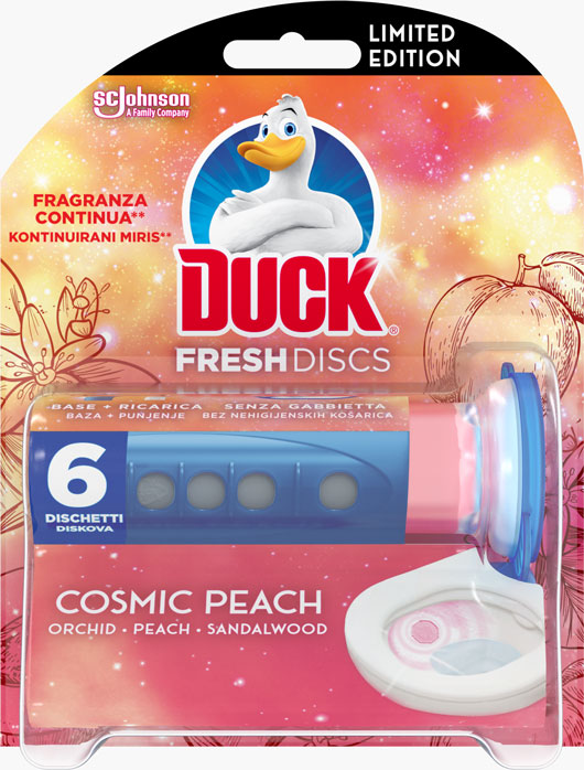 Duck® Fresh Discs Cosmic Peach