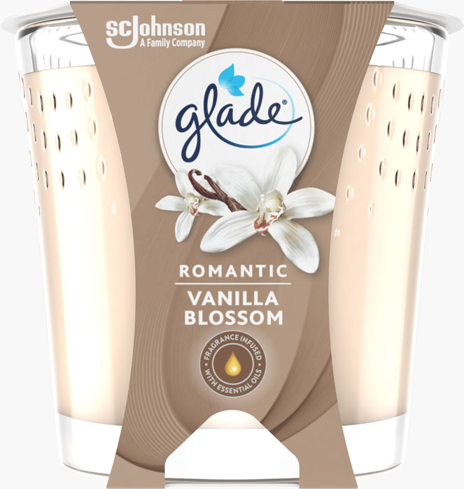 Glade® Candela Profumata Romantic Vanilla Blossom