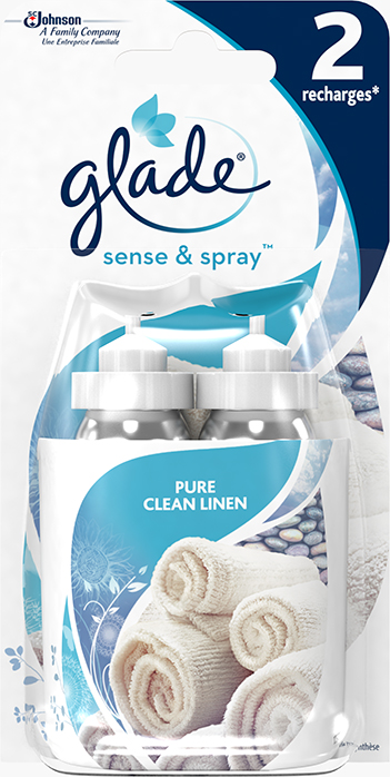 Glade® Sense & Spray™ - Nachfüller Pure Clean Linen duopack