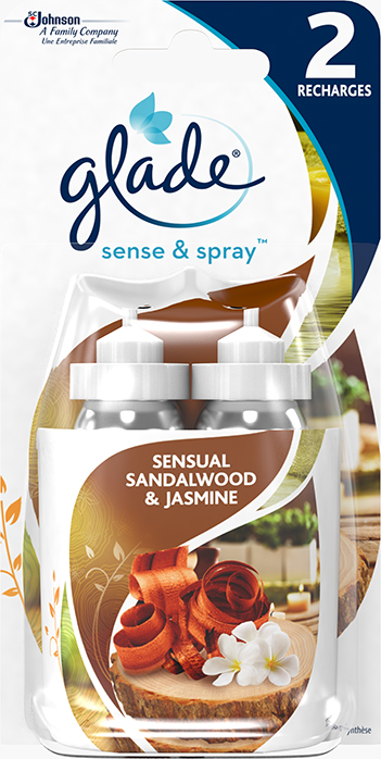 Glade® Sense & Spray™ - Recharge Sensual Sandalwood & Jasmine duopack