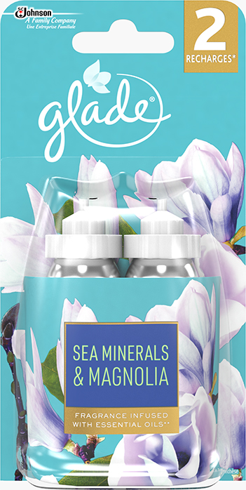 Glade® Sense & Spray™ - Recharge Sea Minerals & Magnolia duopack