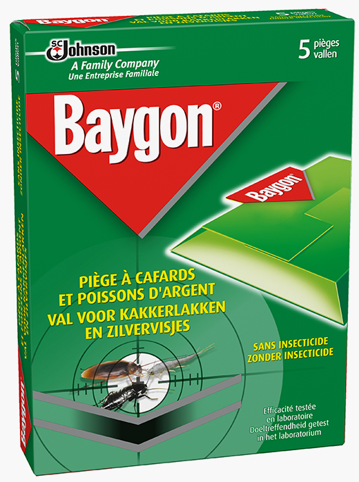 Baygon® Piège à Cafards et Poissons d'argent