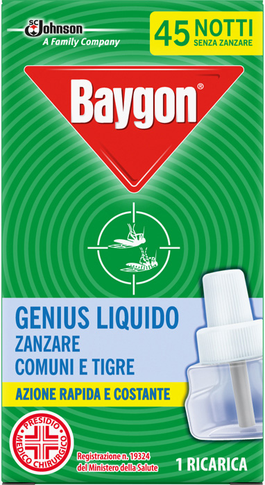Baygon® Mosquito and Tiger Mosquito Genius Liquid Electric Refill