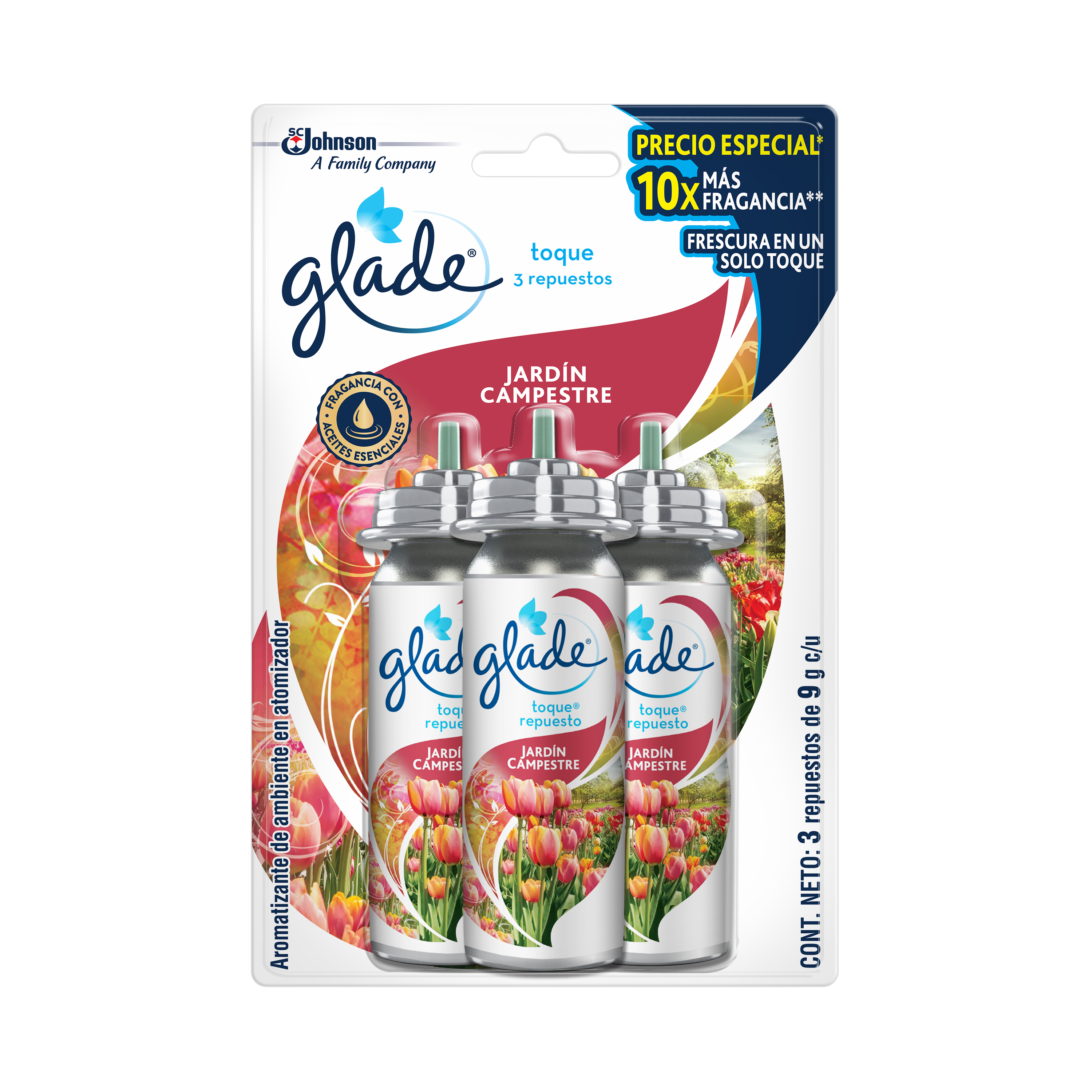 Glade® Toque® Jardín Campestre
