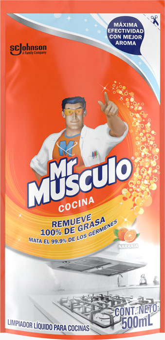Mr Músculo® Cocina Desengrasante Naranja Repuesto