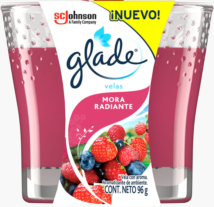 Glade® Vela Mora Radiante y Frambuesa Silvestre