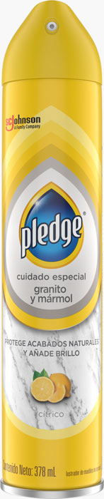 Pledge® Cuidado Especial Granito y Mármol Cítrico