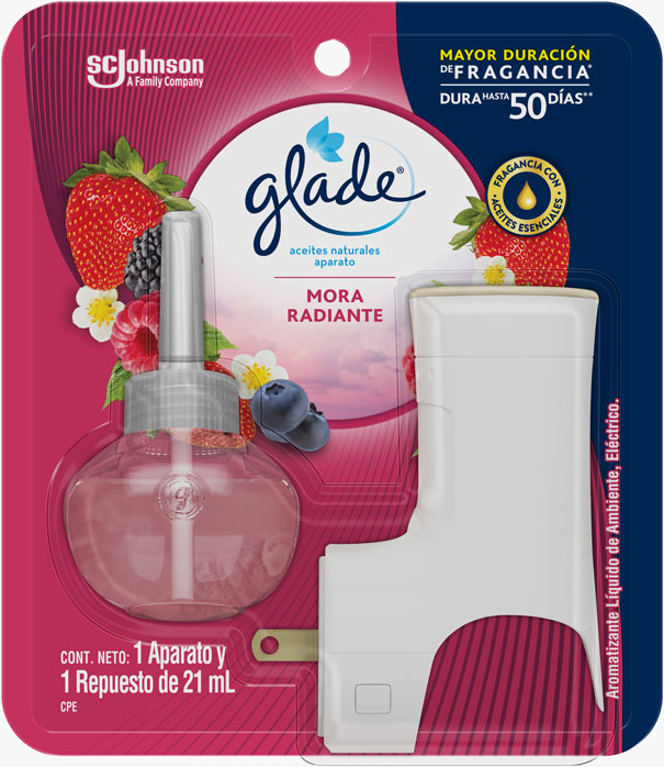 Glade® Aceites Naturales Mora Radiante