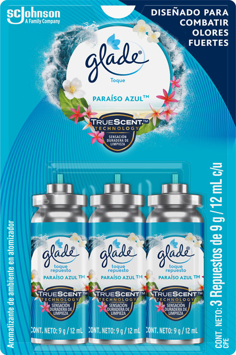 Glade® Toque®  Paraíso Azul™