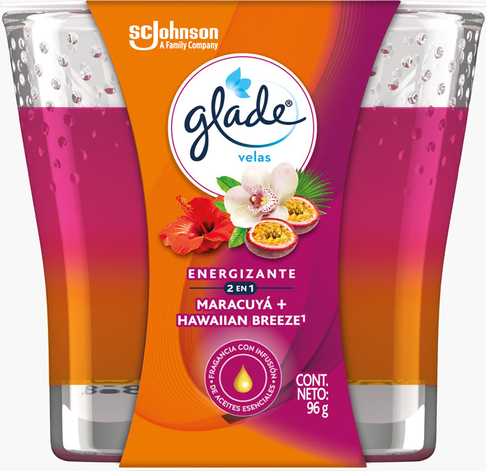 Glade® Vela Hawaiian Breeze y Maracuyá