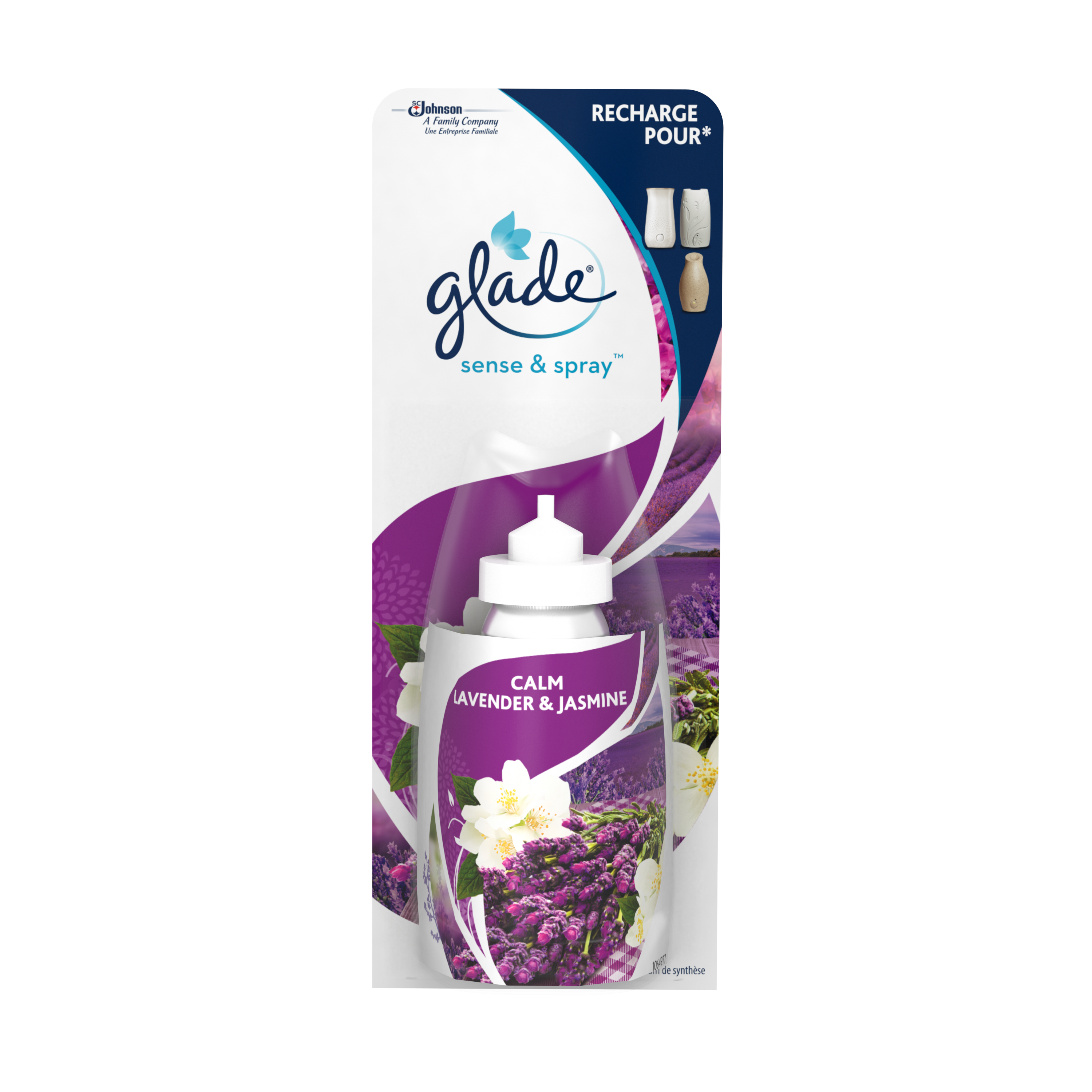 Glade® Sense & Spray Navulling  -  Calm Lavender & Jasmine