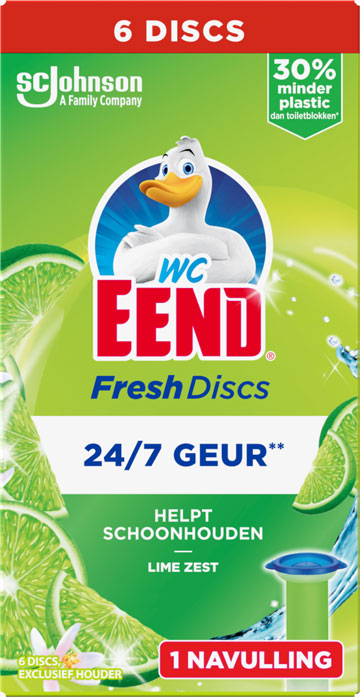 WC-Eend® Fresh Discs Lime Zest Navulling