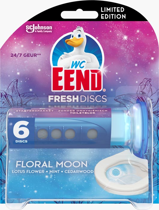 WC-Eend® Fresh Discs - Floral Moon