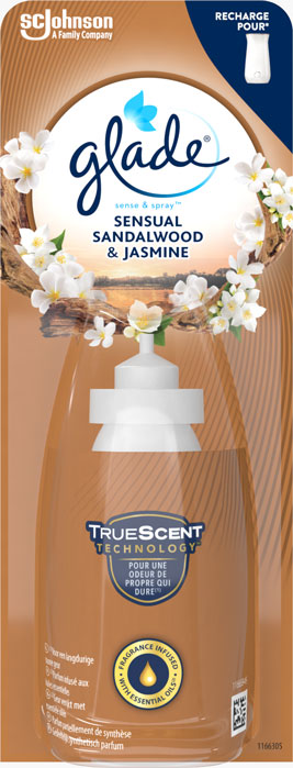 Glade® Sense & Spray Navulling Sensual Sandalwood & Jasmine