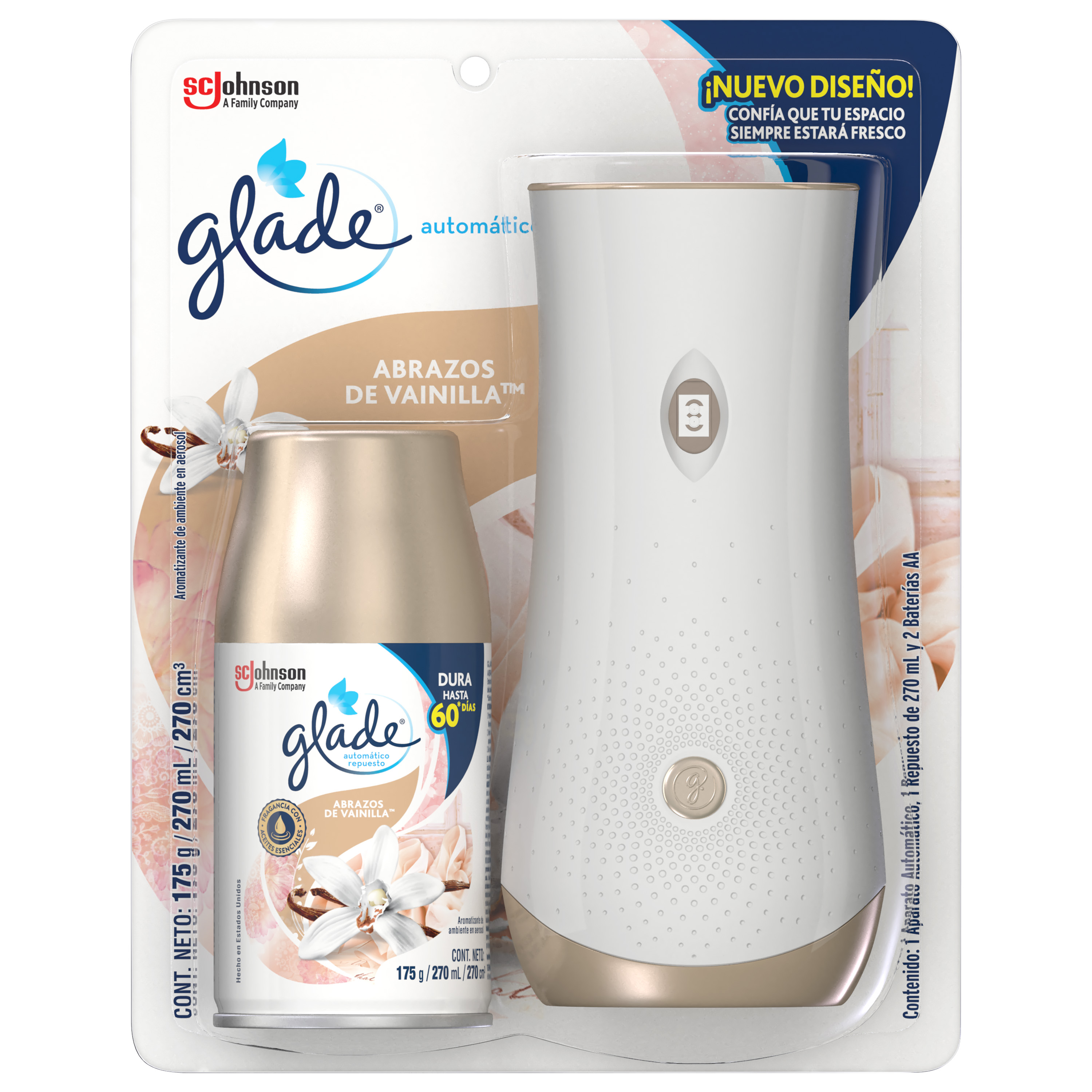 Glade® Automático Abrazos de Vainilla™