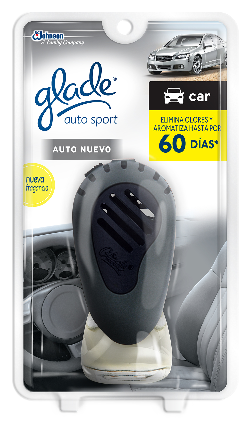 Glade® Auto Sport Aparato Auto Nuevo