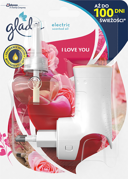 Glade® Electric scented oil - I love you, elektryczny odświeżacz powietrza