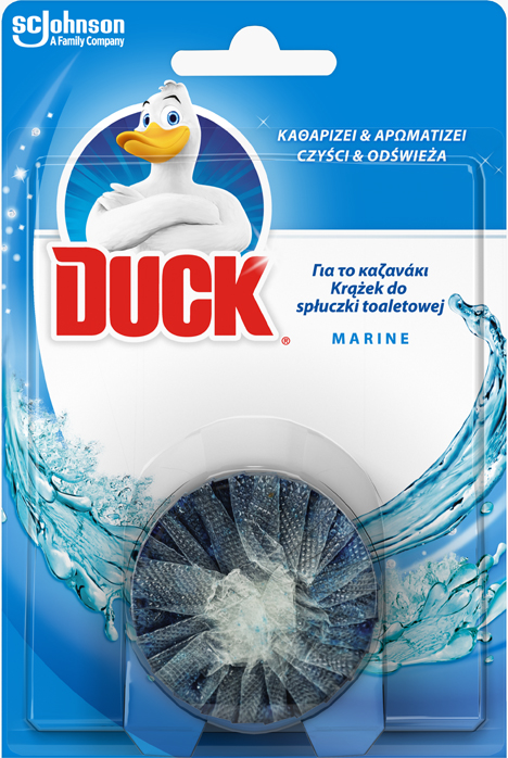 Duck® Krążek do spłuczki toaletowej o zapachu morskim