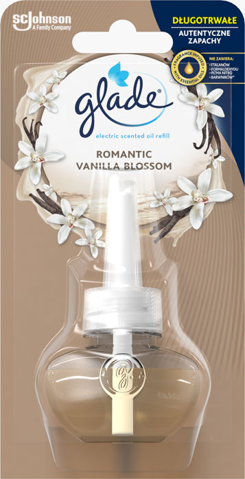 Glade® Electric Scented Oil - Romantic Vanilla Blossom, zapas do elektrycznego odświeżacza powietrza