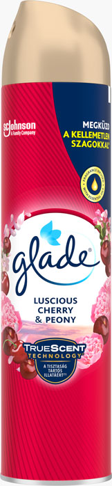 Glade® Luscious Cherry & Peony – odświeżacz powietrza w aerozolu