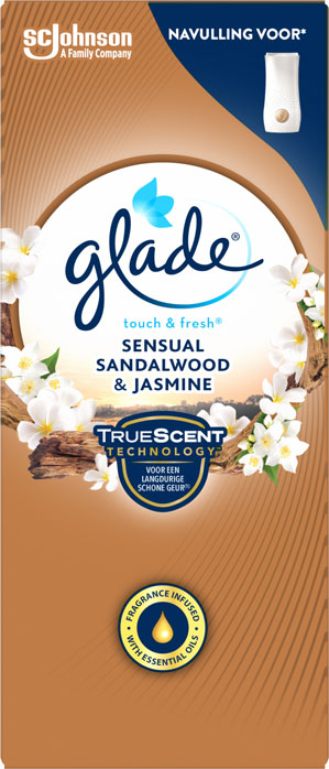 Glade® Touch & Fresh® - Sensual Sandalwood & Jasmine - zapas do odświeżacza powietrza