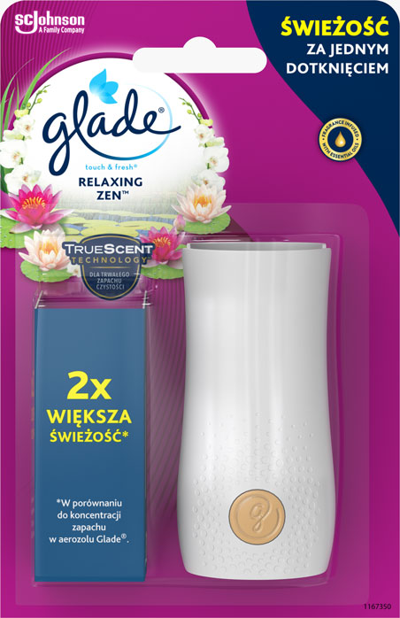 Glade® Touch & Fresh® - Relaxing Zen - skoncentrowany odświeżacz powietrza