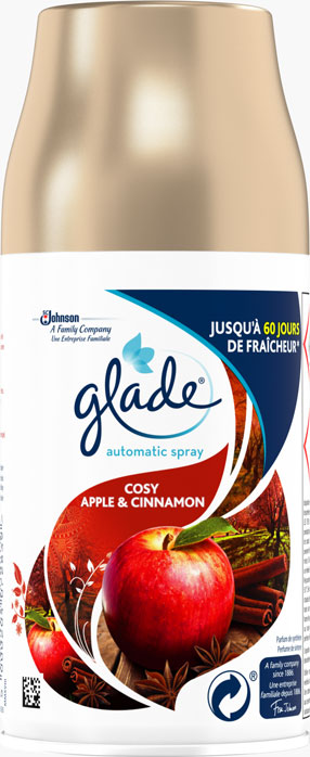 Glade® Automatic  Cosy Apple & Cinnamon Recarga