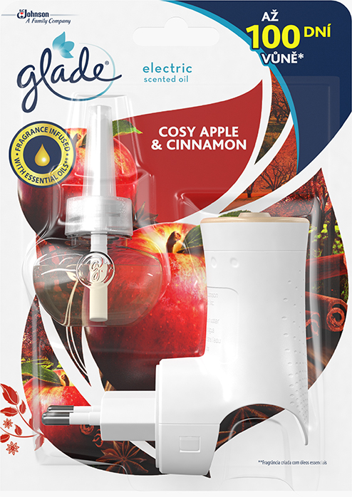 Glade® Electric Scented Oil Cosy Apple & Cinnamon 