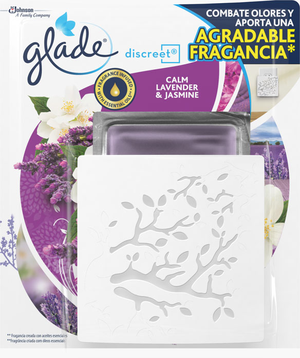 Glade® Discreet® Aparelho Calm Lavender & Jasmine 