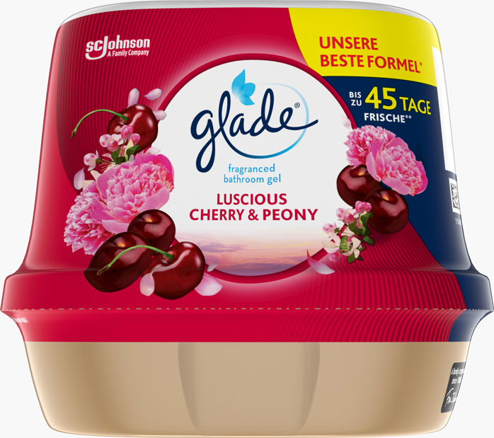 Glade® Gel Ambientador Wc Luscious Cherry & Peony
