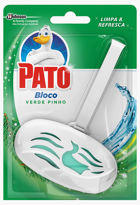 Pato® Bloco Sanitário Azul Fresco Suporte