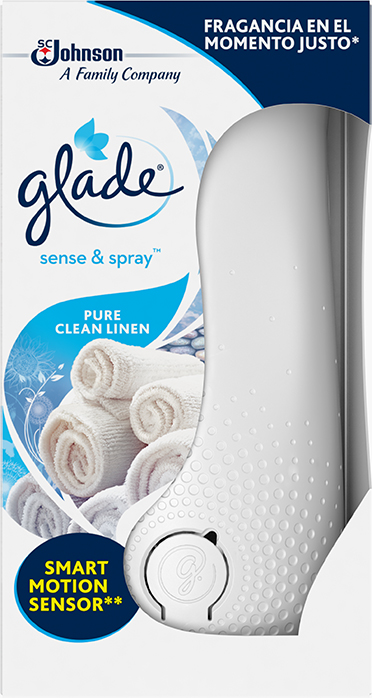 Glade® Sense&Spray Clean Linen Cocoon Wave 1