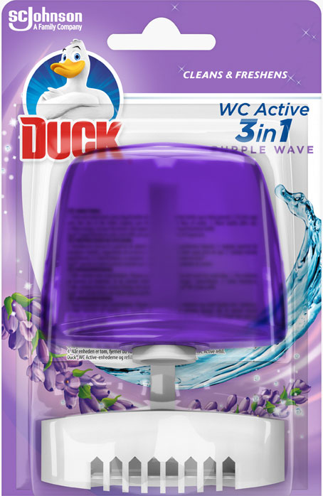 Duck® 3în 1 Aparat lichidă pentru toaletă - Purple Wave