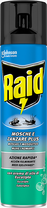 Raid® Spray Muste si Tantari cu Eucalipt