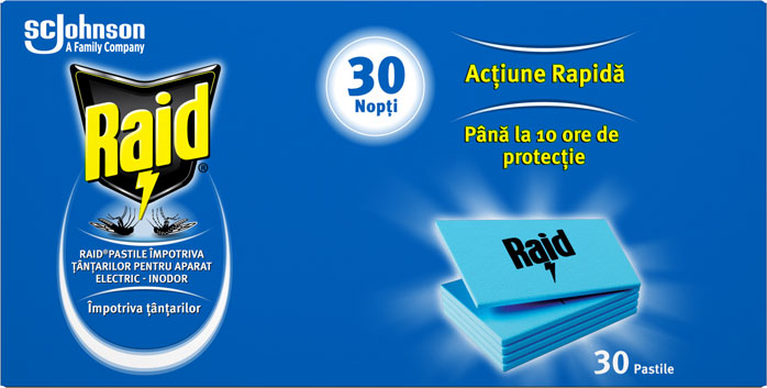 Raid® Pastile Anti-țânțari pentru aparat electric 30 buc