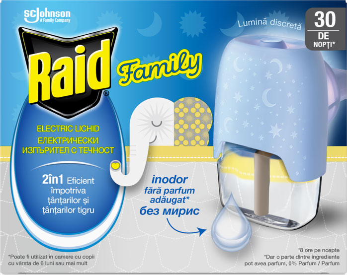 Raid® Electric Lichid Family Aparat