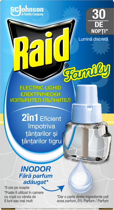 Raid® Electric Lichid Family Rezervă 