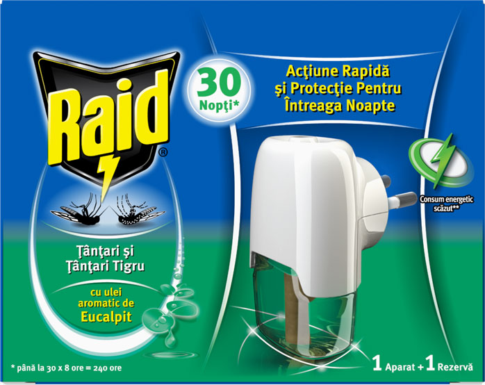 Raid® Electric Lichid Aparat cu Eucalipt