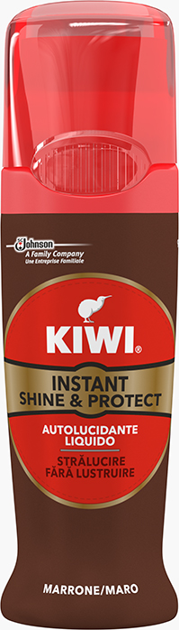 Kiwi® Instant Shine & Protect maro- crema lichida pentru pantofi