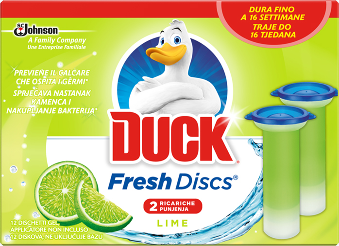 Duck® Fresh Discs™ Lime, dvojno polnilo