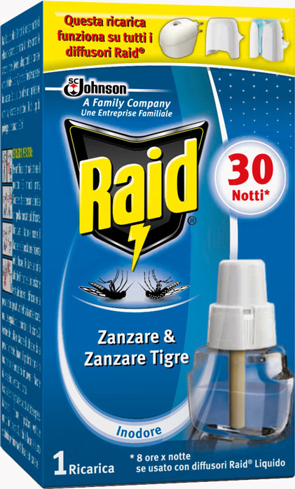 Raid® Tekočina za Električni Aparat 30 Noči, Polnilo