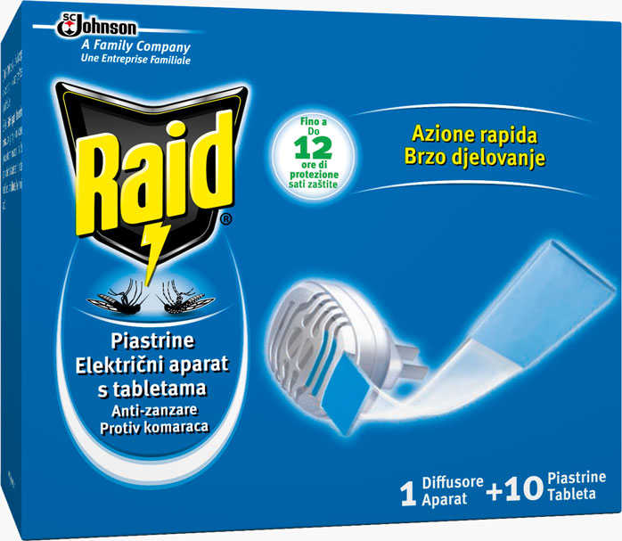 Raid® Piastrine, Komplet