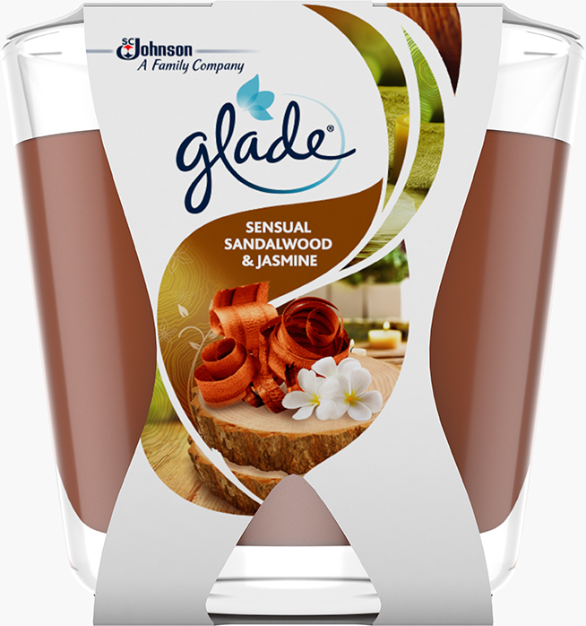 Glade® Decor Candle Sensual Sandalwood & Jasmine