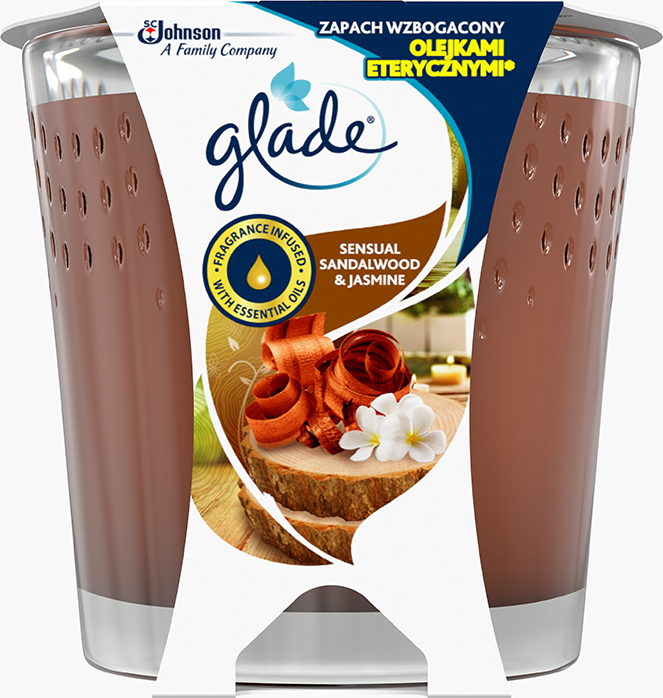 Glade® Candle Sensual Sandalwood & Jasmine