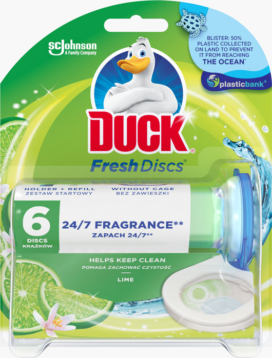 Duck® Fresh Discs™ - čistič WC Limetka