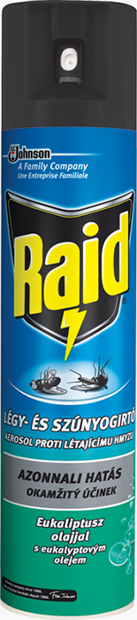 Raid® Aerosol proti lietajúcemu hmyzu s eukalyptovým olejom
