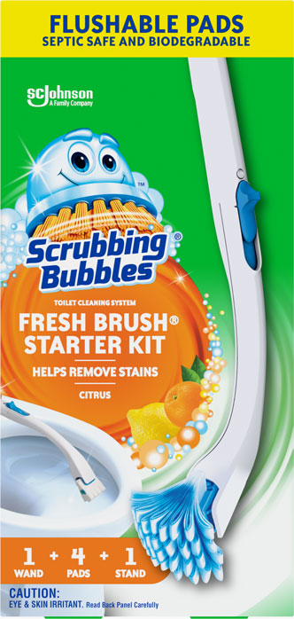 Scrubbing Bubbles® Fresh Brush™ Toilet Cleaning System - Starter Kit